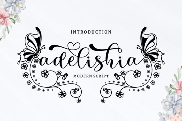 Adelishia Script: A Delicate Font for Polished Branding