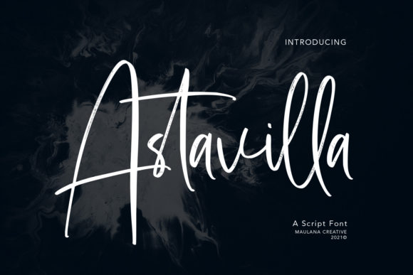 Astavilla Script: A Refreshing Font for Branding