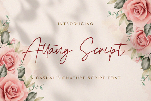 Attang Script: A Delicate Typeface for Polished Branding
