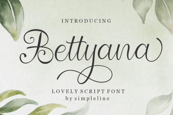 Bettyana Script for Web Design: A Timeless Display Font