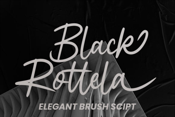 Black Rotela Script: A Playful Typeface for Digital Creativity