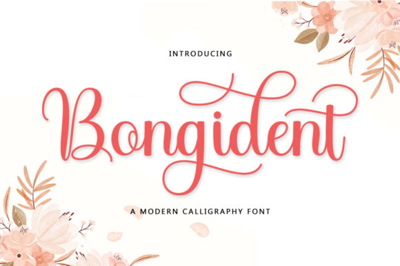 Bongident Script: A Playful Typeface for Modern Editorial Design