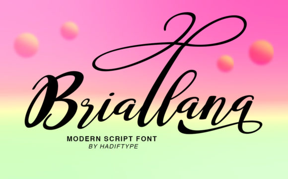Briallana Script: A Delicate Typeface for Modern Web Design