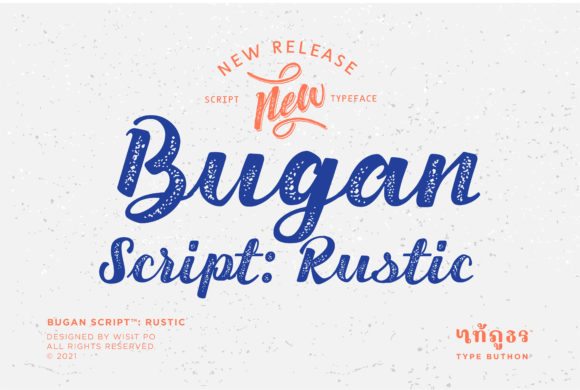 Bugan Script Rustic: A Handwritten Font for Modern Branding