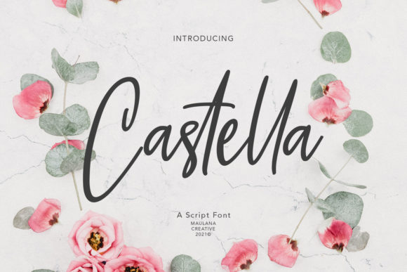 Castella Script for Handmade Creations
