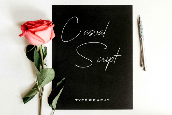 Casual Script: A Delicate Handwritten Font for Editorial Design