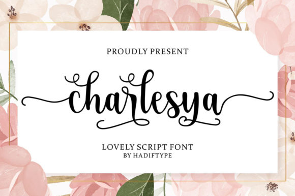 Cherlesya Script: A Romantic Font for Digital Creativity