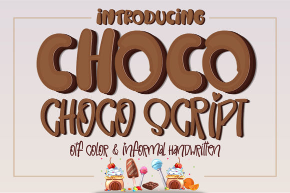 Choco Script: A Joyful Handwritten Font for Creative Projects