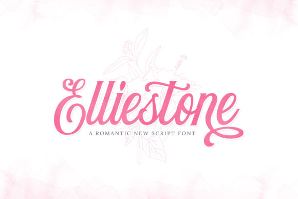 Elliestone Script: A Graceful Font for Editorial Design