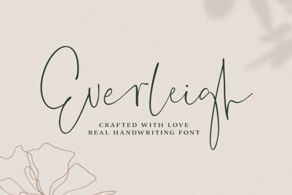 Everleigh Script: A Timeless Handwritten Font for Branding