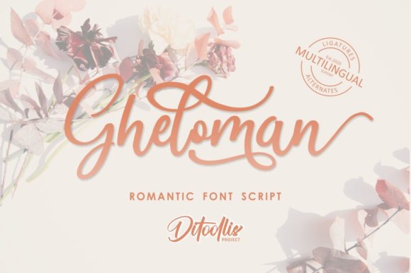 Gheloman Script: A Modern Touch for Handmade Creations