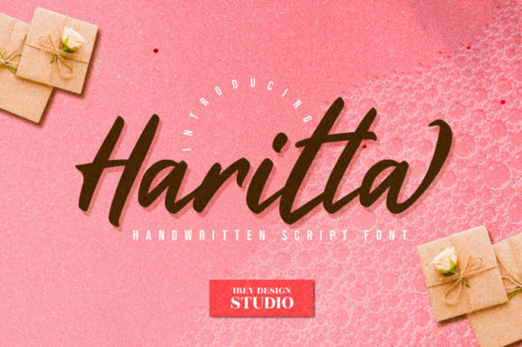 Haritta Script: A Dance of Elegance in Typography