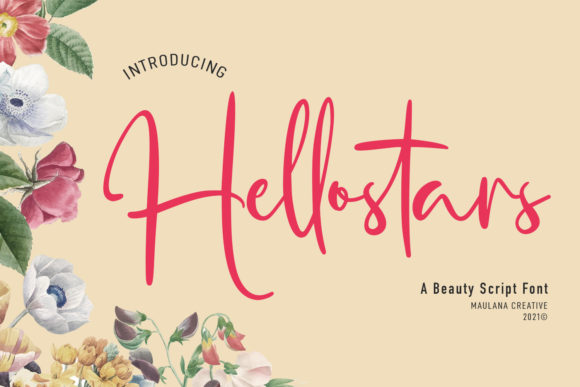 Hellostars Script: A Playful Font for Creative Projects