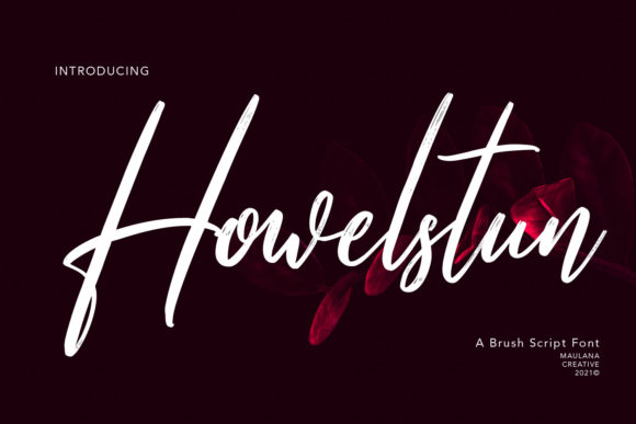 Howelstun Script: A Versatile Font for Digital Creativity