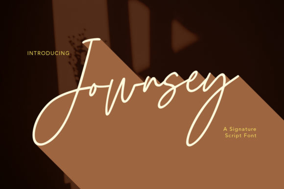 Jownsey Script: A Stylish Font for Handmade Creations