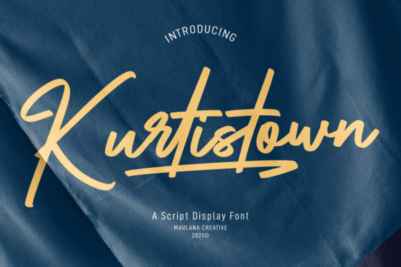 Kurtistown Script: A Playful Font for Creative Makers