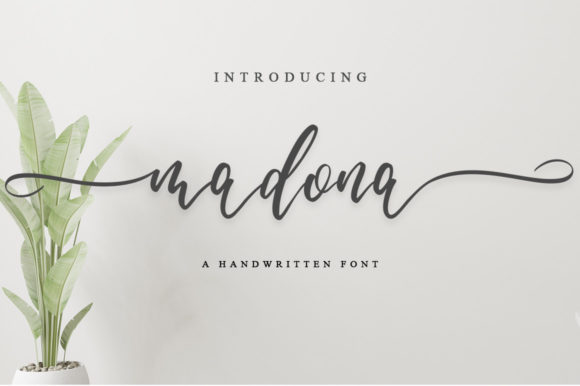 Madona Script: A Graceful Font for Editorial Design