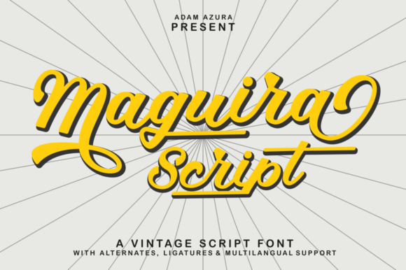 Maguira Script: A Bold Choice for Branding Projects