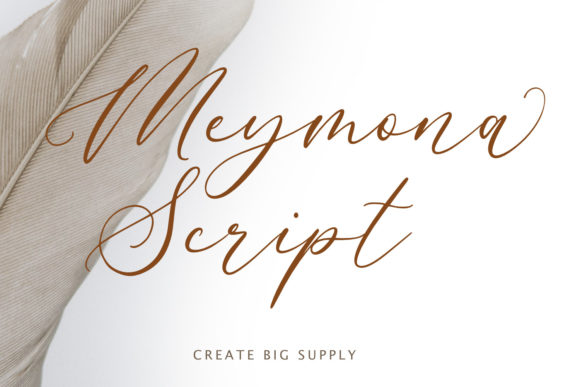 Meymona Script: A Graceful Font for Branding Projects