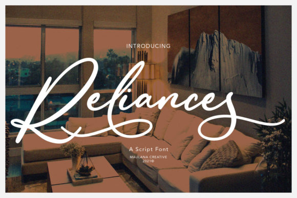 Reliances Script: A Stylish Font for Your Business Branding