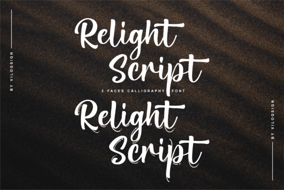 Relight Script: A Whimsical Typeface for Editorial Design