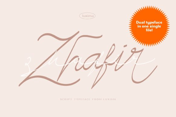 Zhafir Script: A Delicate Typeface for Editorial Elegance